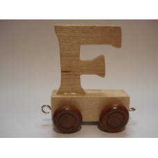 Eco Toys Wood Toys Letter Art.23708 Деревянная буква на колёсиках