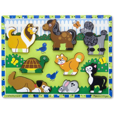 Melissa And Doug Melissa&Doug Puzzles Pets Art.13724  Деревянный пазл для малышей