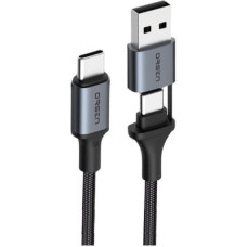 Orsen S8 2-IN-1 USB and Type-C 5A 1.5m black