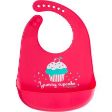 Canpol BABIES silicone bib, Red, 74/020_red