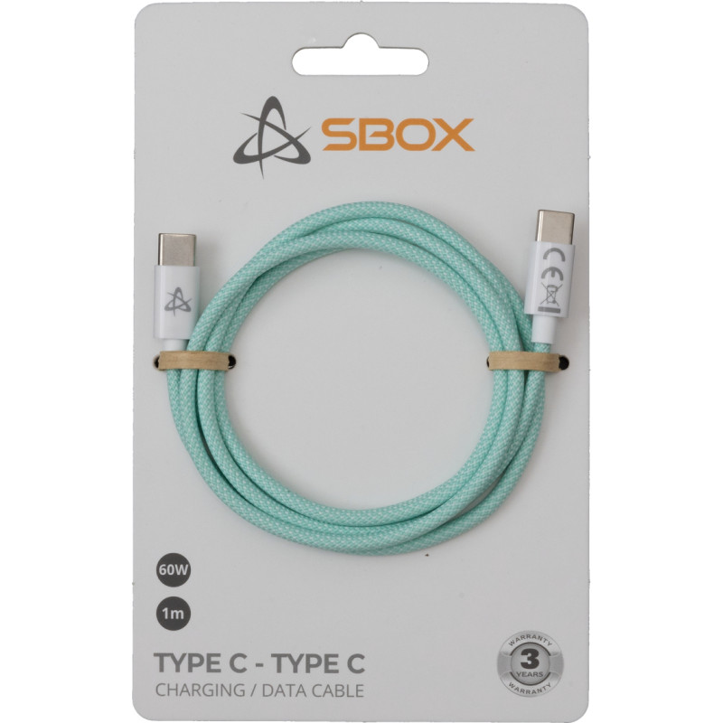 Sbox Type C - Type C M/M 1m green TYPEC-1-G