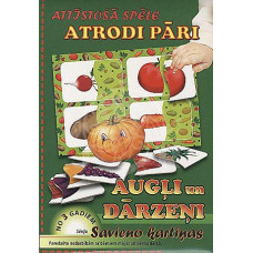 - Attīstošā spēle. Atrodi pāri. Augļi un dārzeņi