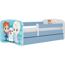 Kocot Kids Кровать babydreams blue frozen land без ящика с матрасом 140/70