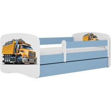 Kocot Kids Кровать babydreams blue truck с ящиком с матрасом 140/70