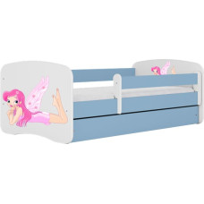 Kocot Kids Кровать babydreams blue fairy with wings с ящиком с матрасом 160/80