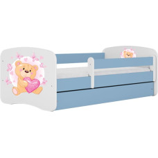 Kocot Kids Кровать babydreams blue teddybear butterflies с ящиком с матрасом 180/80