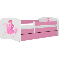 Kocot Kids Кровать babydreams pink princess on horse с ящиком с матрасом 140/70