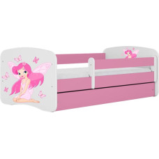 Kocot Kids Кровать babydreams pink fairy with butterflies без ящика с матрасом 160/80