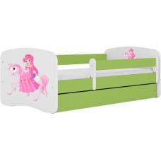 Kocot Kids Кровать babydreams green princess on horse с ящиком с матрасом 180/80