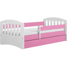 Kocot Kids Кровать classic 1 pink без ящика с матрасом 140/80