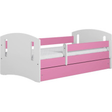 Kocot Kids Кровать classic 2 pink без ящика с матрасом 140/80