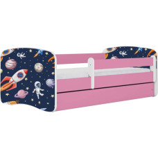 Kocot Kids Кровать babydreams pink cosmos с ящиком с матрасом 160/80