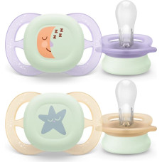 Philips Avent SCF075/07 ULTRA START NIGHT pacifier 0-2