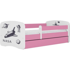 Kocot Kids Кровать babydreams pink nasa без ящика с матрасом 180/80