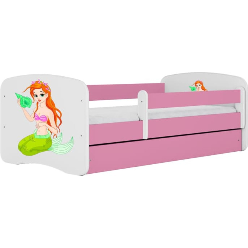 Kocot Kids Кровать babydreams pink mermaid без ящика с матрасом 180/80