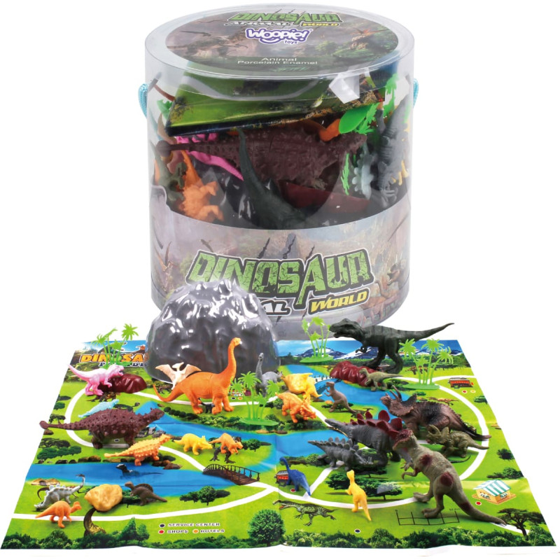 Woopie Zestaw Figurki Dinozaury 34 szt.