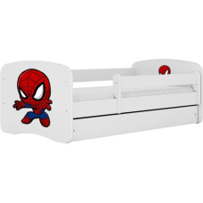 Kocot Kids Кровать babydreams white spiderman с ящиком с матрасом 180/80