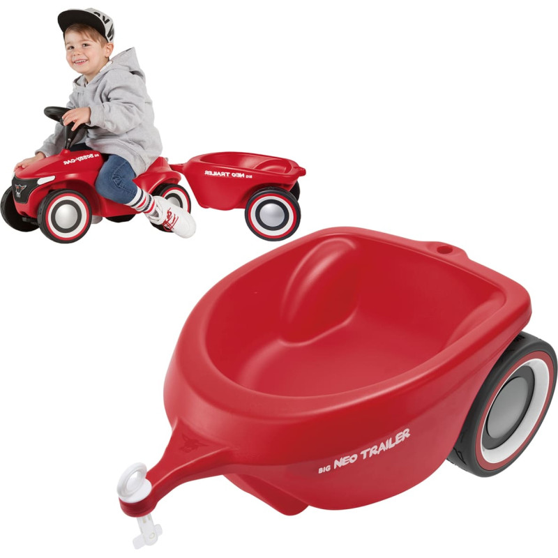 BIG Przyczepka do jeździka Bobby Car Neo czerwona