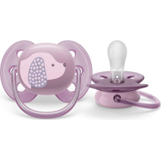 PHILIPS AVENT Силиконовая пустышка Ultra soft deco 6-18м, 1шт. SCF092/05