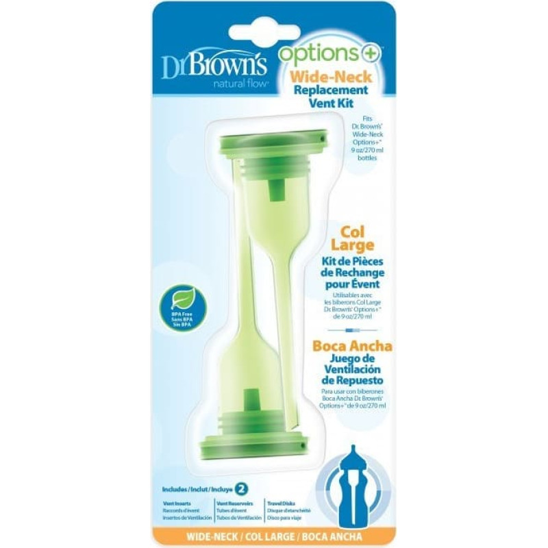 Dr.browns WR201 Komplet części zamiennych do butelki szeroka szyjka 270 ml OPTIONS+