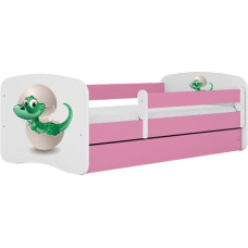 Kocot Kids Кровать babydreams pink baby dino без ящика с матрасом 160/80