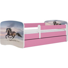 Kocot Kids Кровать babydreams pink galloping horse без ящика с матрасом 140/70