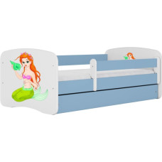 Kocot Kids Кровать babydreams blue mermaid без ящика с матрасом 160/80