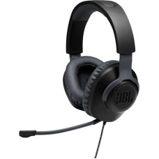 JBL on-ear Проводные наушники с микрофоном, черные JBLQUANTUM100BLK