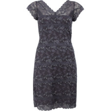 - MARINA Sequined Grey Lace Dress 639637 платье