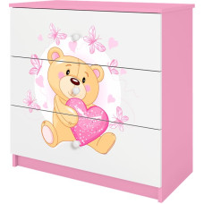 Kocot Kids Комод babydreams pink teddybear butterflies