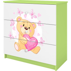 Kocot Kids Комод babydreams green teddybear butterflies