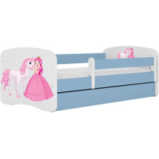 Kocot Kids Кровать babydreams blue princess horse без ящика с матрасом 160/80