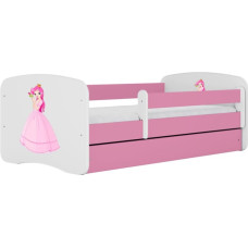 Kocot Kids Кровать babydreams pink princess с ящиком с матрасом 180/80