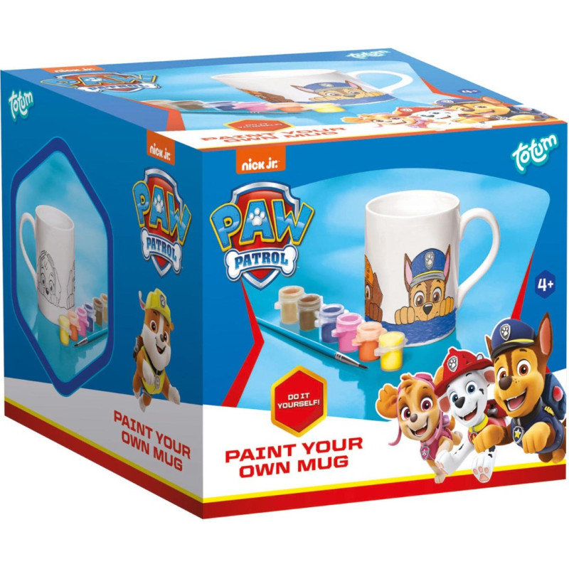 Värvi ise tass Paw Patrol