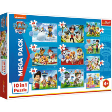 TREFL PAW PATROL Комплект пазлов 10 в 1 Paw Patrol 96001T