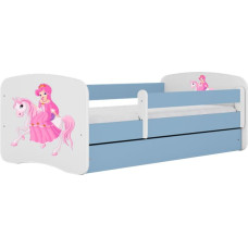 Kocot Kids Кровать babydreams blue princess on horse с ящиком с матрасом 180/80