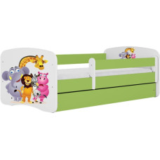 Kocot Kids Кровать babydreams green zoo без ящика с матрасом 180/80