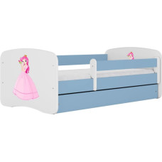 Kocot Kids Кровать babydreams blue princess с ящиком с матрасом 160/80