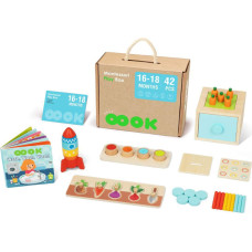 Tooky Toy Box Pudełko XXL Montessori Edukacyjne 7w1 Sensoryczne 16-18 Mies.