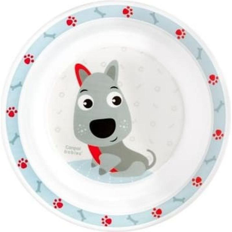 Canpol Babies CANPOL 4/411 Talerzyk plastikowy Animals niebieski