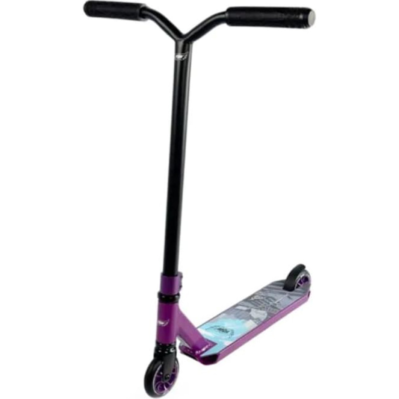 Flyby Trikitõukeratas FLYBY Lite V2 Complete Pro Scooter Black/Purple