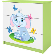 Kocot Kids Комод babydreams green baby elephant