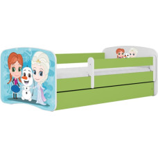 Kocot Kids Кровать babydreams green frozen land без ящика с матрасом 160/80