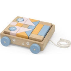 VIGA PolarB деревянные бруски на колесах в ящике 44096