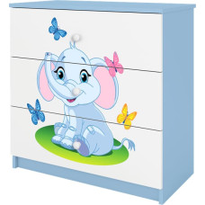 Kocot Kids Комод babydreams blue baby elephant