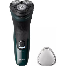 Philips Shaver Series 3000X, Wet& Dry Электробритва (заряжаемая), темно зеленая X3002_00