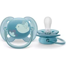 PHILIPS AVENT Силиконовая пустышка Ultra soft deco 6-18м, 1шт. SCF092/04