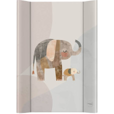 Ceba Hard changing mat -BASIC - ELEPHANT FAMILY - 70 cm