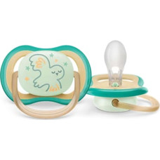 PHILIPS AVENT Силиконовая пустышка Ultra Air Night 0-6м, 1шт. SCF377/01