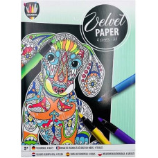 Minikid Velvet Painting Paper - 75624 - GRAFIX  - PUPPY